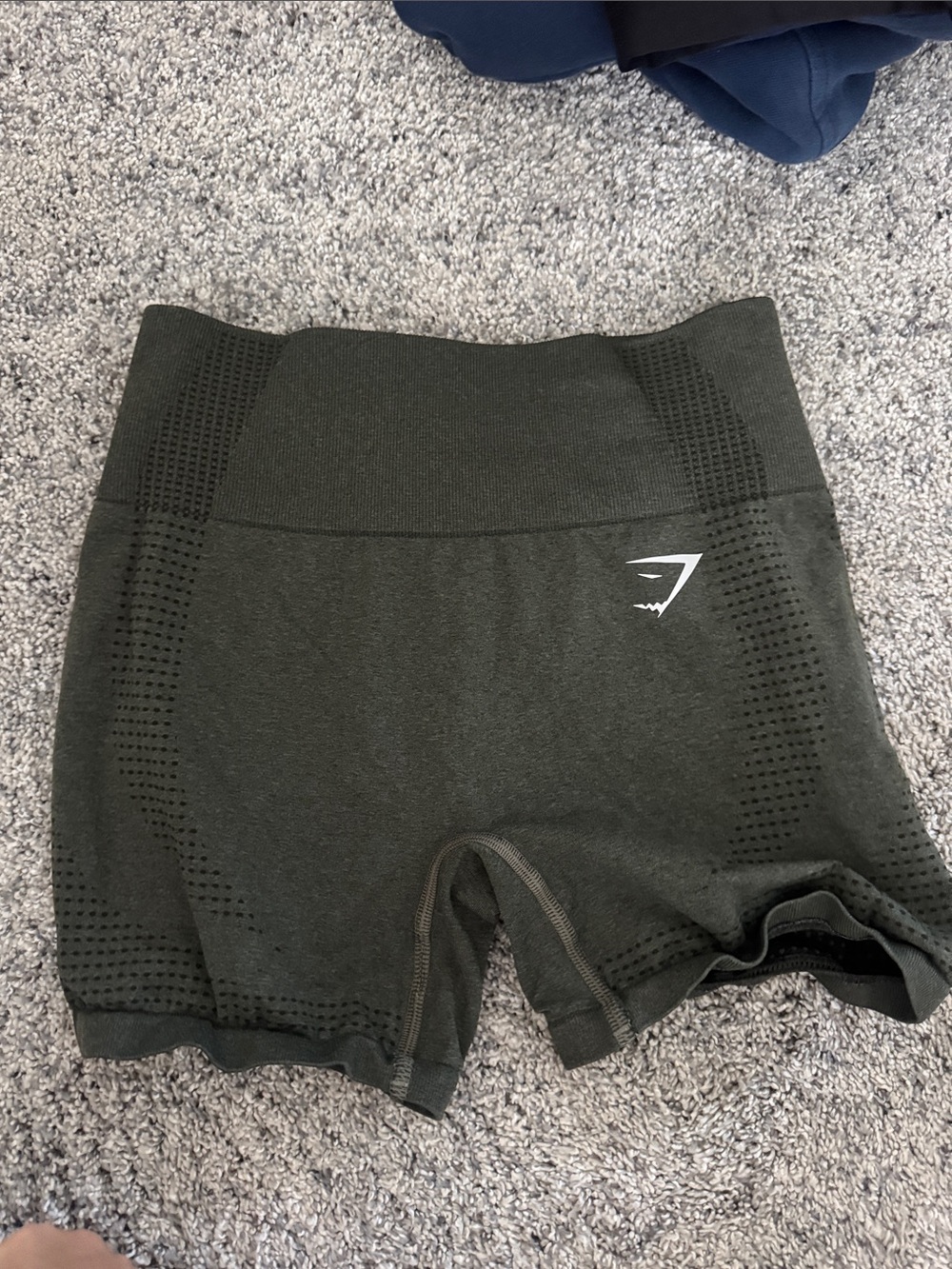 Gymshark Seamless High-Waist Bike Shorts - Dark Olive